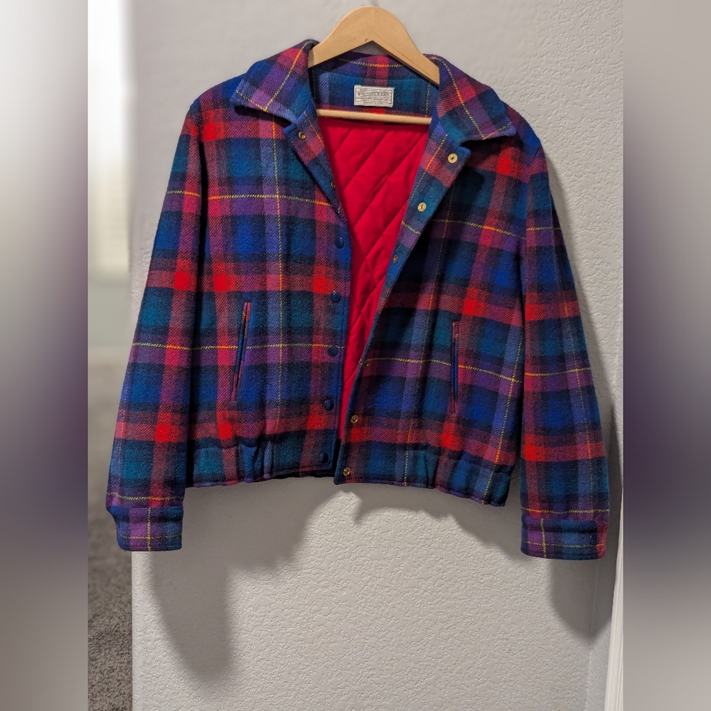 Pendleton Women’s Plaid Lined Jacket Large - image 2